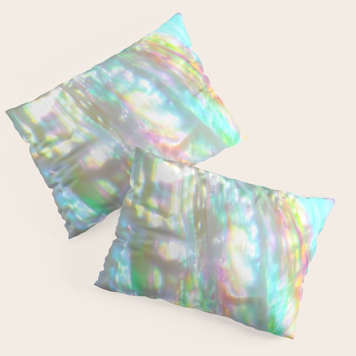 Mother of Pearl Iridescent, Abalone Glow Pillow Sham Gallery Image 3