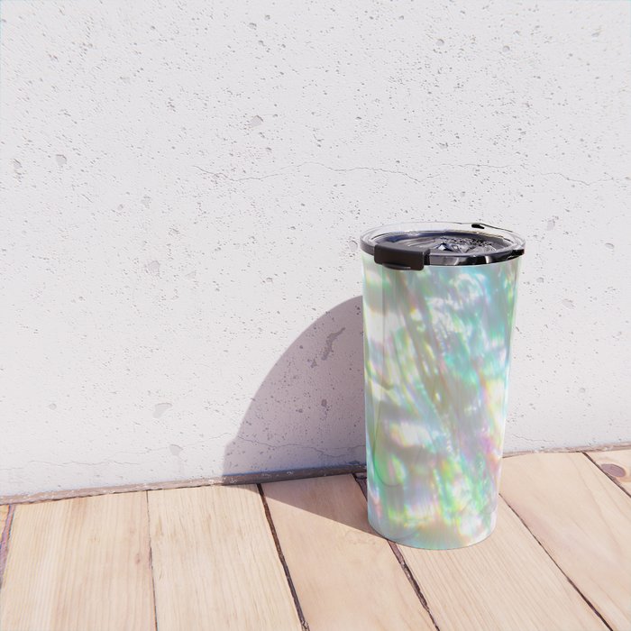 Mother of Pearl Iridescent, Abalone Glow Travel Mug Gallery Image 4