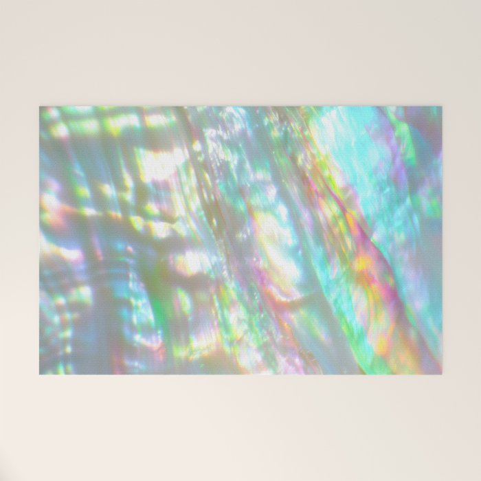 Mother of Pearl Iridescent, Abalone Glow Welcome Mat Gallery Image 1