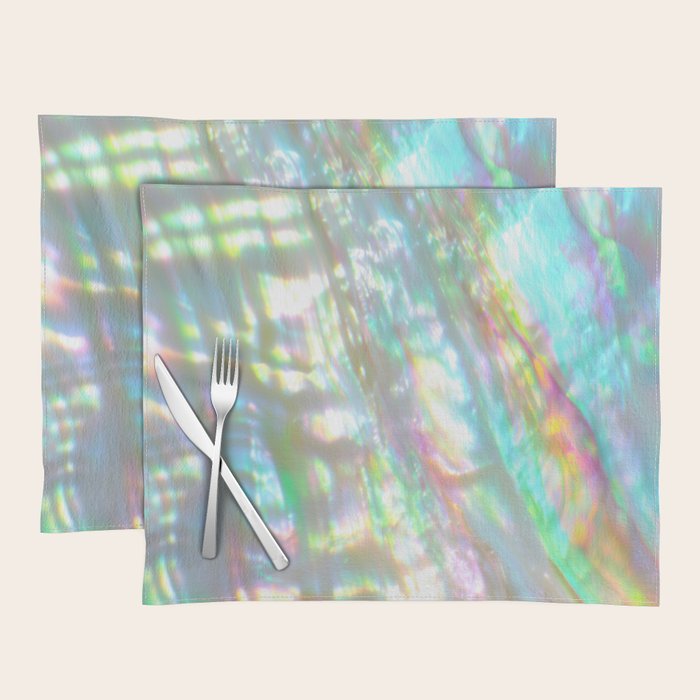 Mother of Pearl Iridescent, Abalone Glow Placemat Gallery Image 1