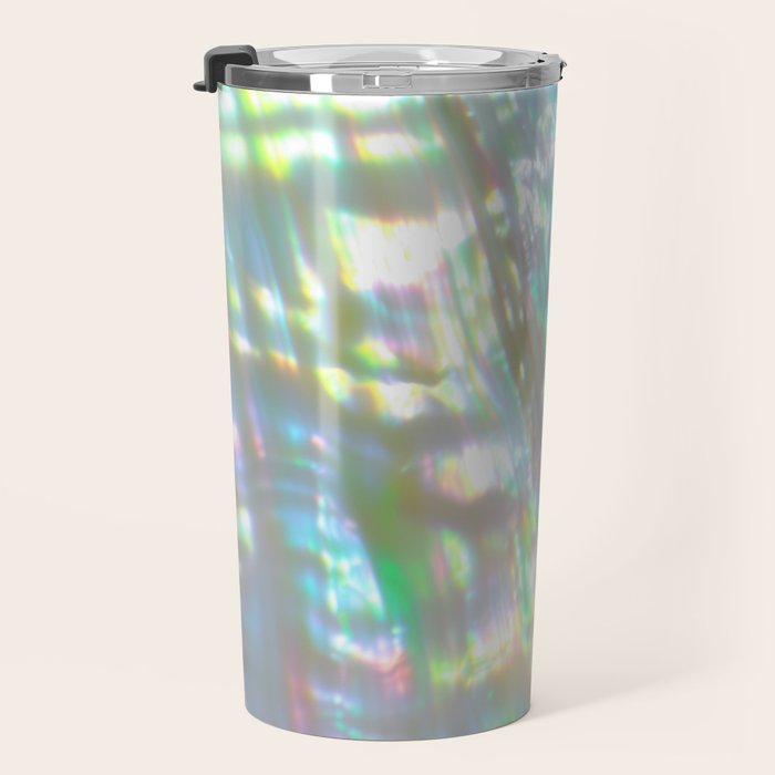 Mother of Pearl Iridescent, Abalone Glow Travel Mug Gallery Image 3