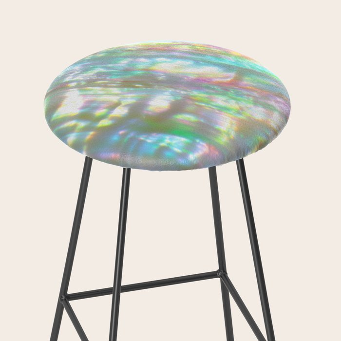 Mother of Pearl Iridescent, Abalone Glow Stool Gallery Image 2