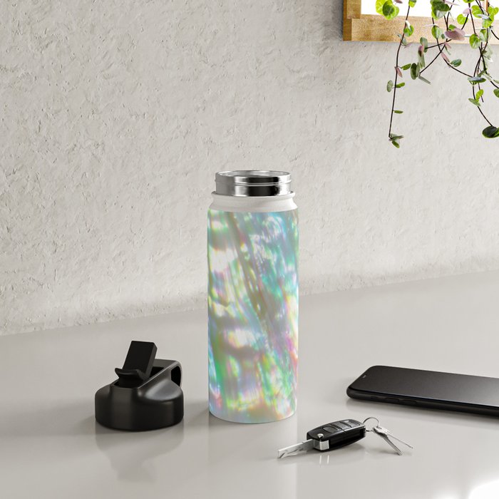 Mother of Pearl Iridescent, Abalone Glow Water Bottle Gallery Image 4
