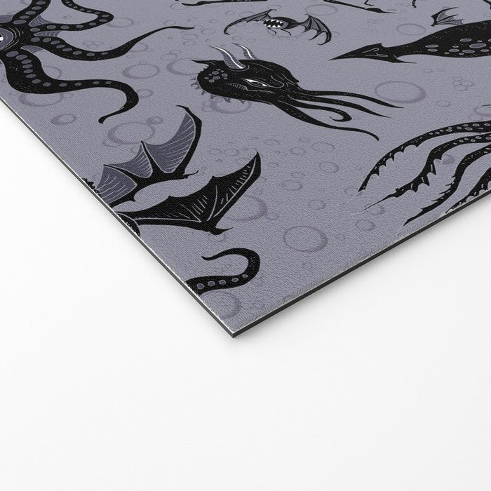 Cosmic Horror Critters in Twilight Zone Glow Welcome Mat Gallery Image 2