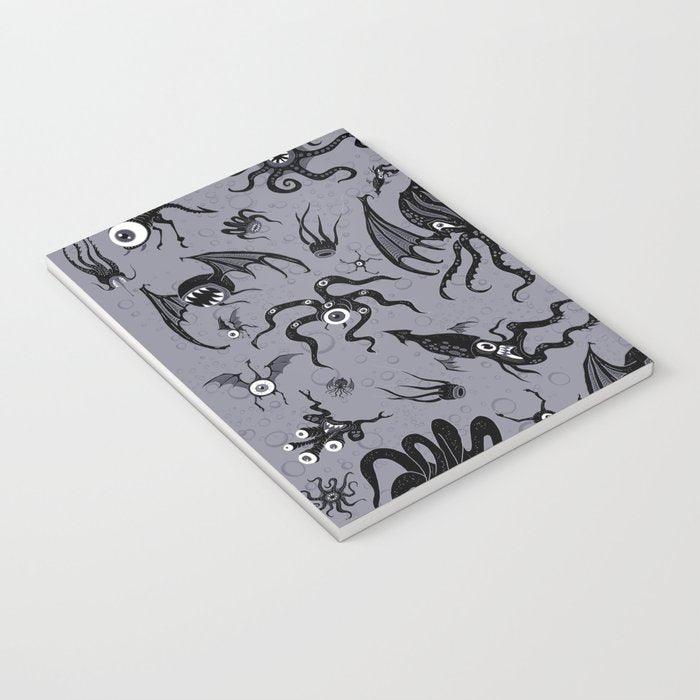 Cosmic Horror Critters in Twilight Zone Glow Notebook Gallery Image 3