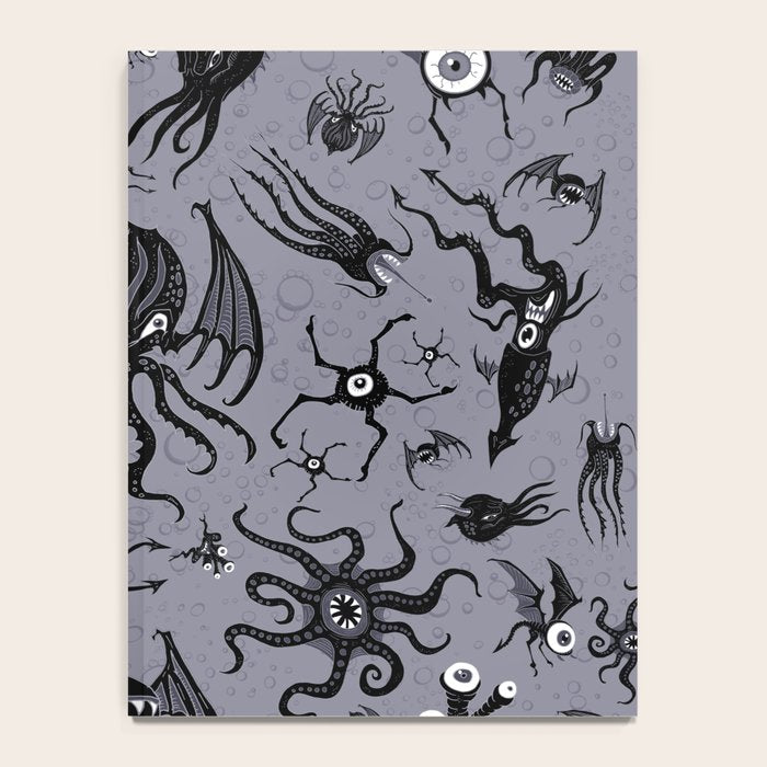 Cosmic Horror Critters in Twilight Zone Glow Notebook Gallery Image 4