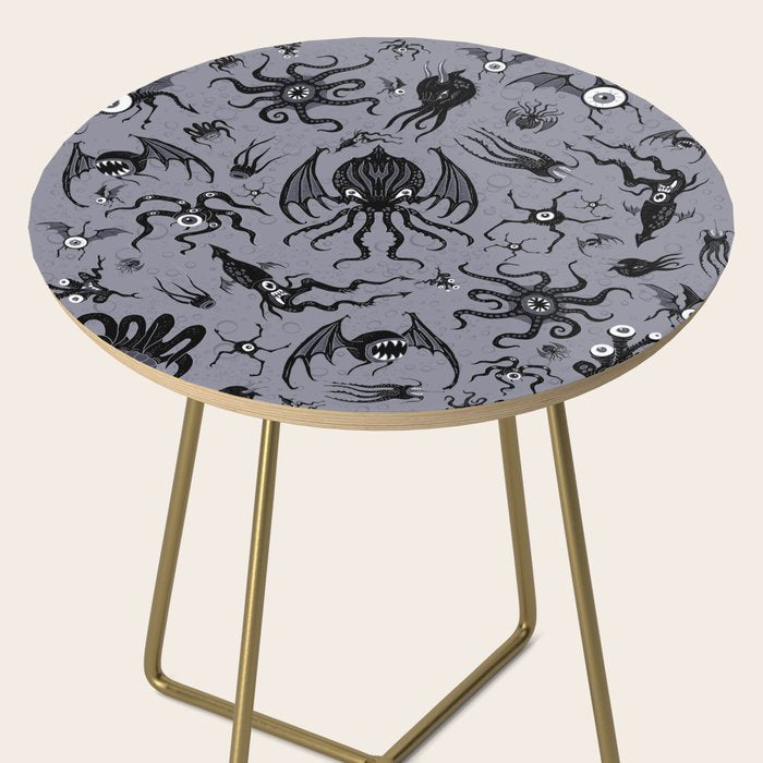 Cosmic Horror Critters in Twilight Zone Glow Side Table Gallery Image 2