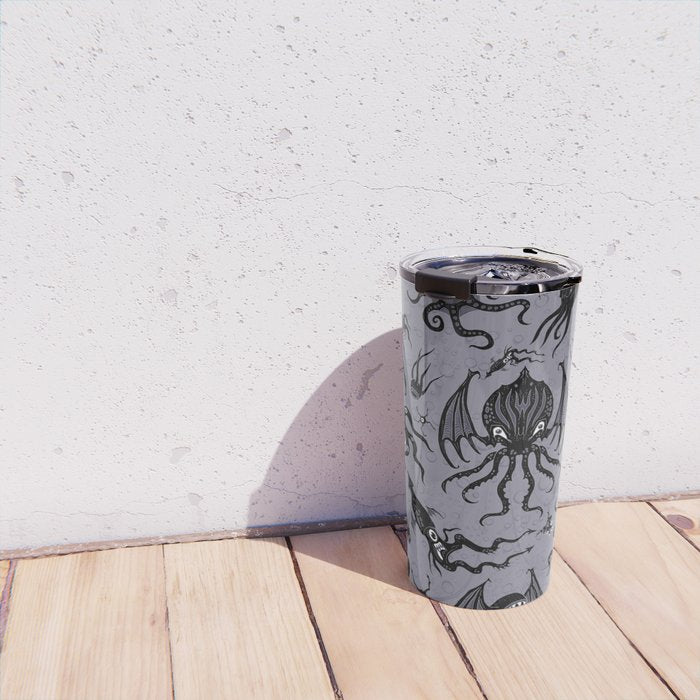 Cosmic Horror Critters in Twilight Zone Glow Travel Mug Gallery Image 4
