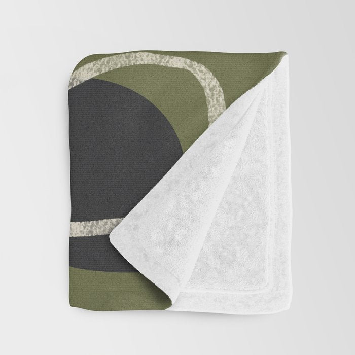 Organic Minimalist Layers 8 Throw Blanket Gallery Image 3