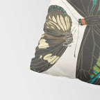 Vintage Butterfly Illustration EA Seguy Papillon Pillow Sham Gallery Image 4