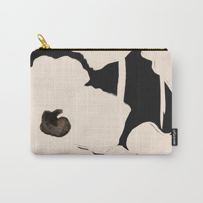 Abstract Flowers Carry All Pouch Gallery Image 1