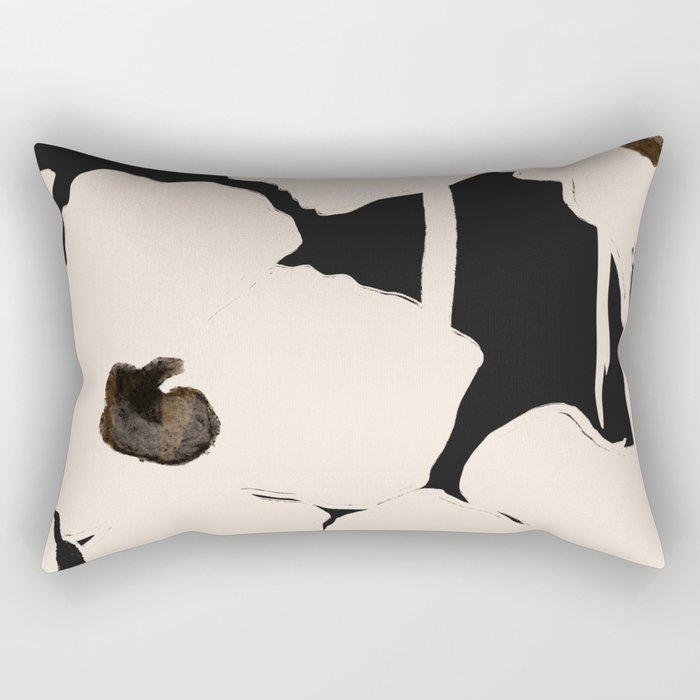 Abstract Flowers Rectangular Pillow Gallery Image 2