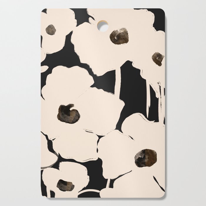 Abstract Flowers Cutting Board Gallery Image 1