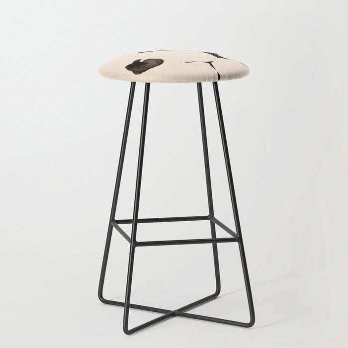 Abstract Flowers Stool Gallery Image 1