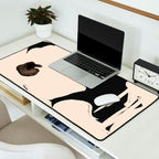 Abstract Flowers Desk Mat Gallery Image 2