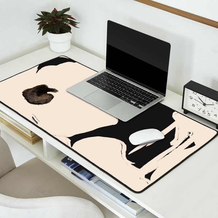 Abstract Flowers Desk Mat Gallery Image 2
