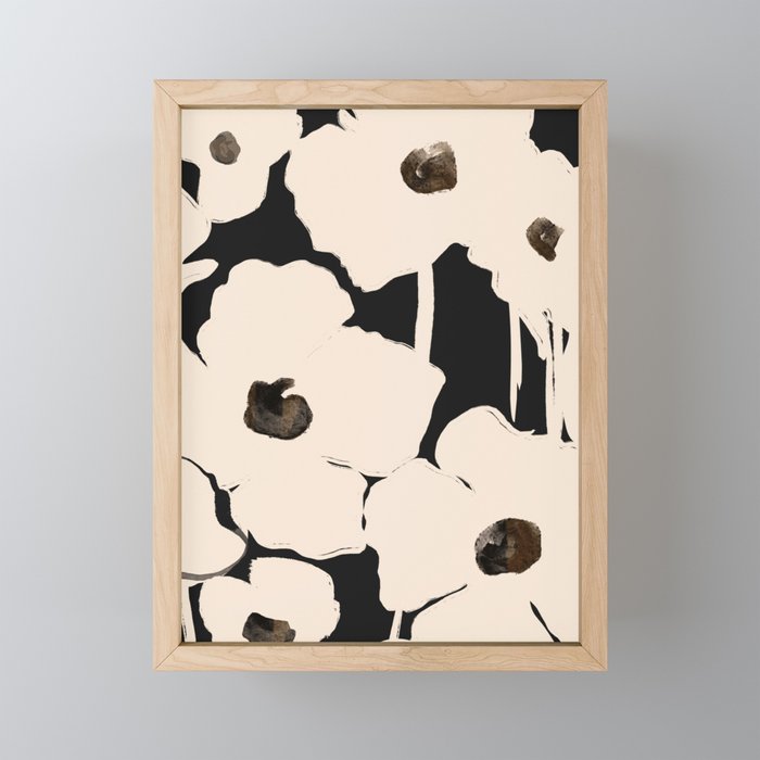 Abstract Flowers Mini Art Print Gallery Image 1
