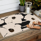 Abstract Flowers Outdoor Rug Gallery Image 2