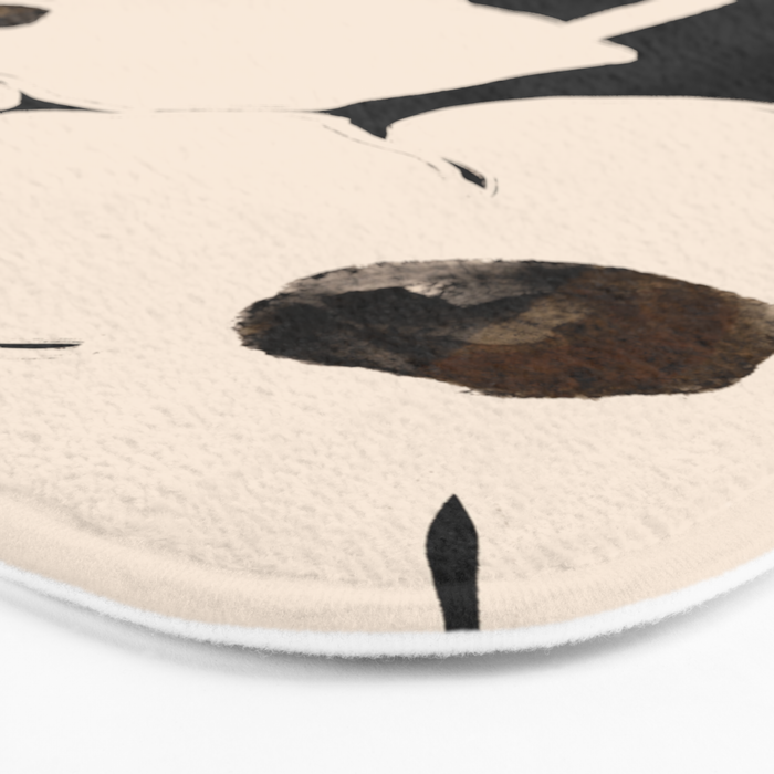 Abstract Flowers Bath Mat Gallery Image 3