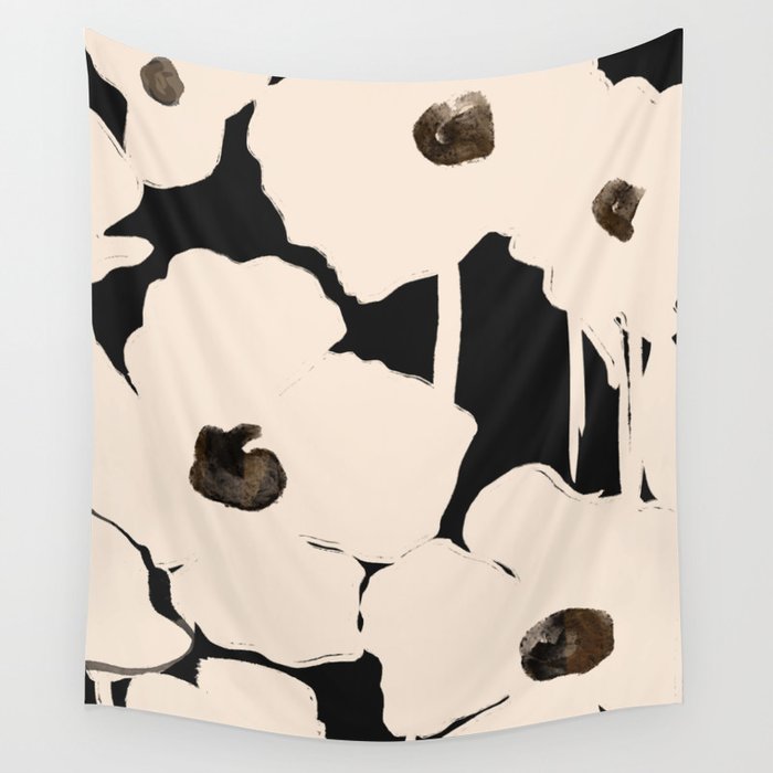 Abstract Flowers Wall Tapestry Gallery Image 4