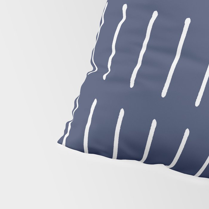 Mudcloth (Navy) Pillow Sham Gallery Image 4