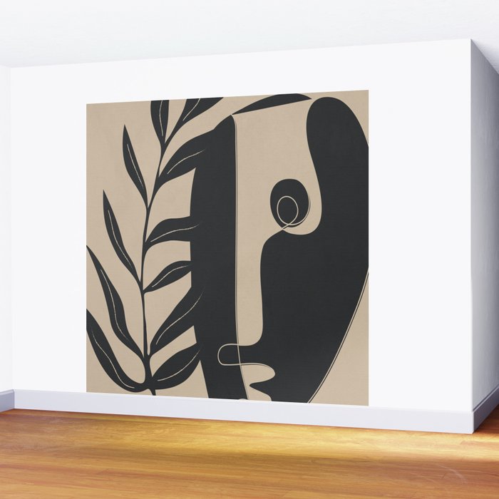 Abstract Mask Wall Mural Gallery Image 2