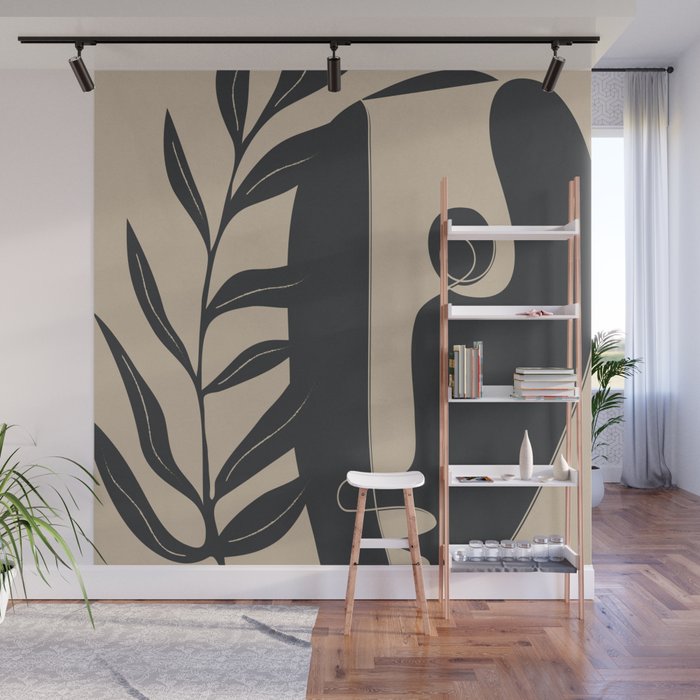 Abstract Mask Wall Mural Gallery Image 1