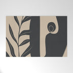 Abstract Mask Welcome Mat Gallery Image 1