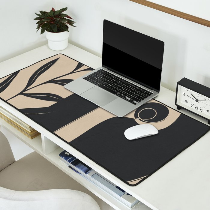 Abstract Mask Desk Mat Gallery Image 2