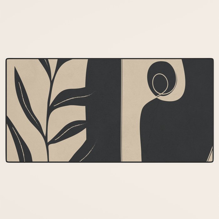 Abstract Mask Desk Mat Gallery Image 3