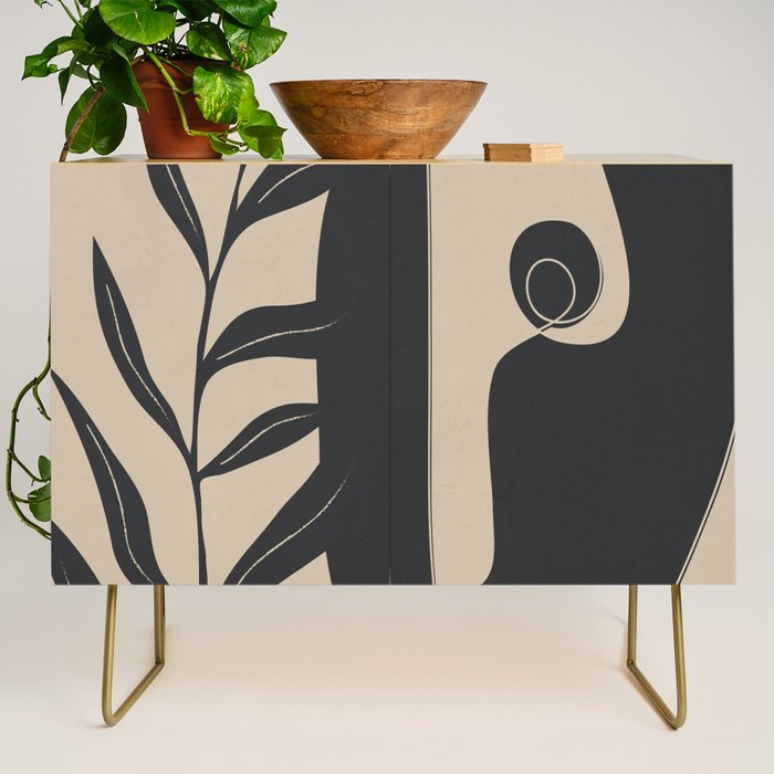 Abstract Mask Credenza Gallery Image 1