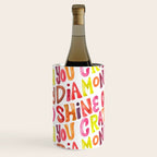 Shine On You Crazy Diamond - Rainbow Palette Wine Chiller Gallery Image 1