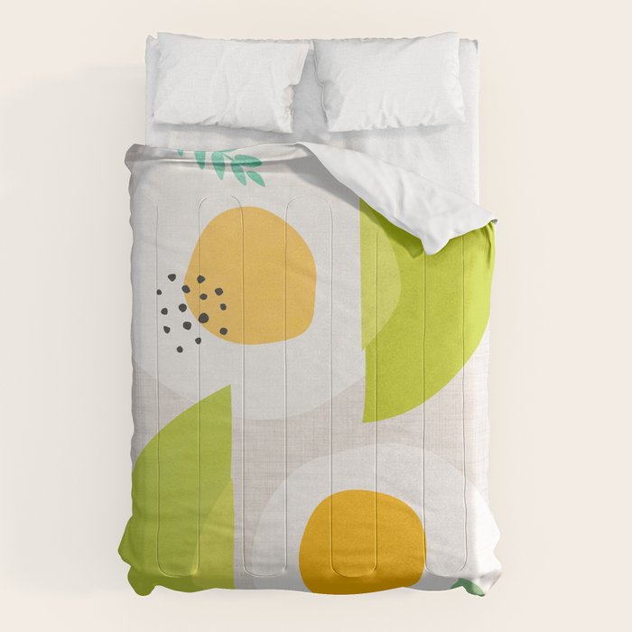 Minimal Avocado and Eggs Comforter Gallery Image 1