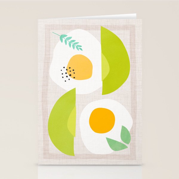 Minimal Avocado and Eggs Stationery Card Gallery Image 2