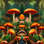 Brirsuris - The Valley of Mushrooms Coffee Mug Gallery Image 2