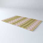Nuanced echoing circles tell a story in a painterly way with soft muted hues Rug Gallery Image 3