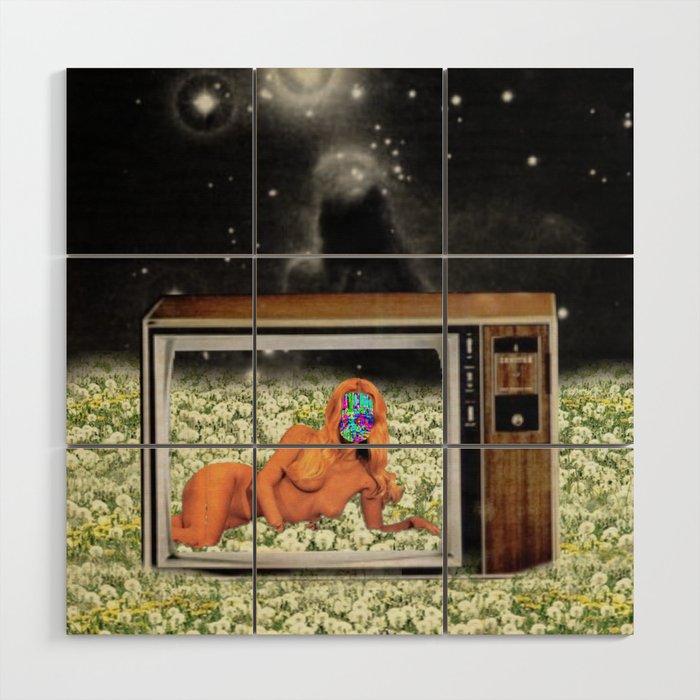 Glitchin Wood Wall Art Gallery Image 1