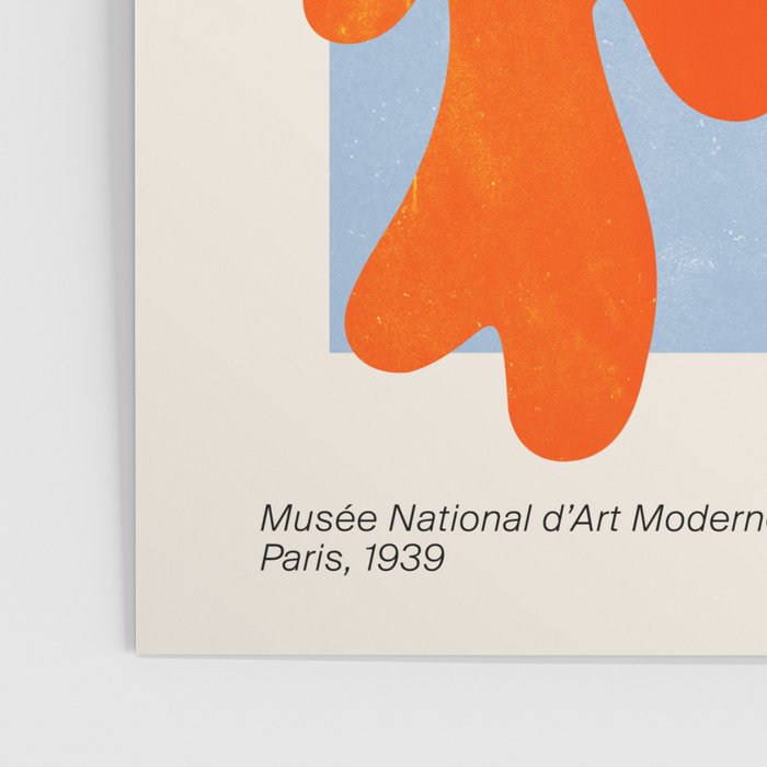 Red Coral Leaf: Matisse Paper Cutouts II Poster Gallery Image 3