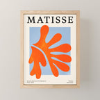Red Coral Leaf: Matisse Paper Cutouts II Mini Art Print Gallery Image 1