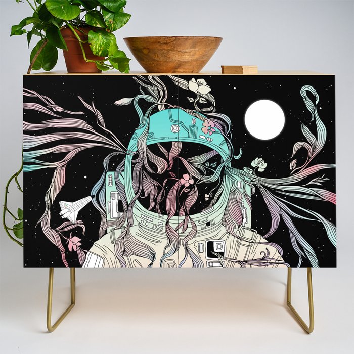 Life is Invading My Space Credenza Gallery Image 1