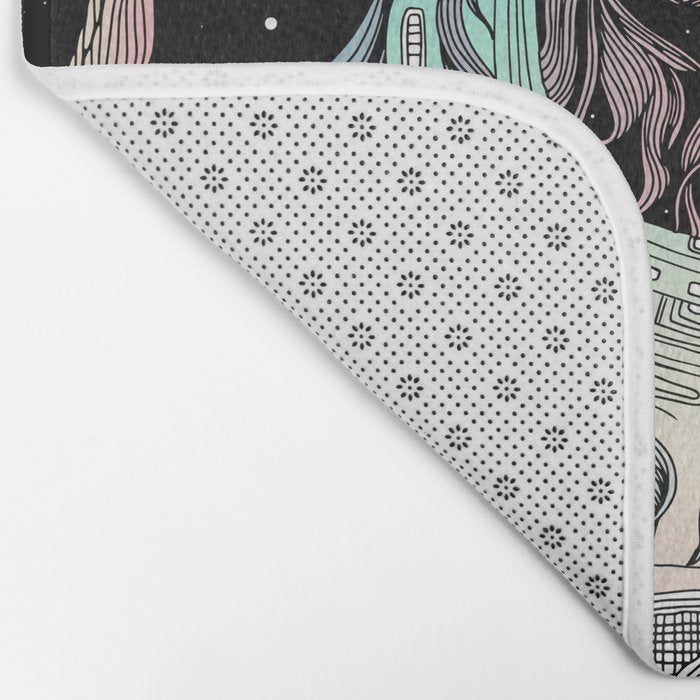 Life is Invading My Space Bath Mat Gallery Image 2