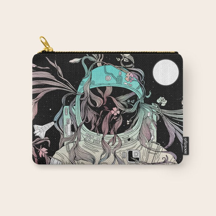 Life is Invading My Space Carry All Pouch Gallery Image 1