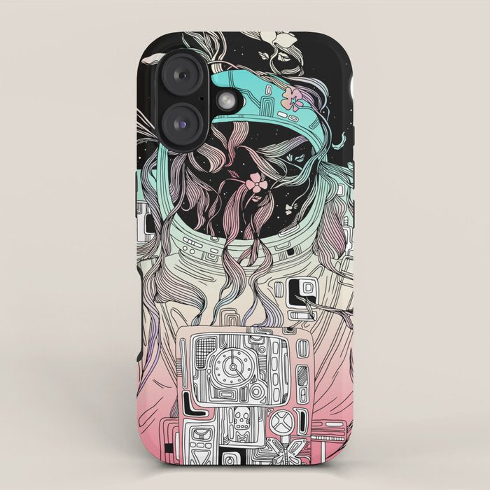 Life is Invading My Space iPhone Case Gallery Image 1