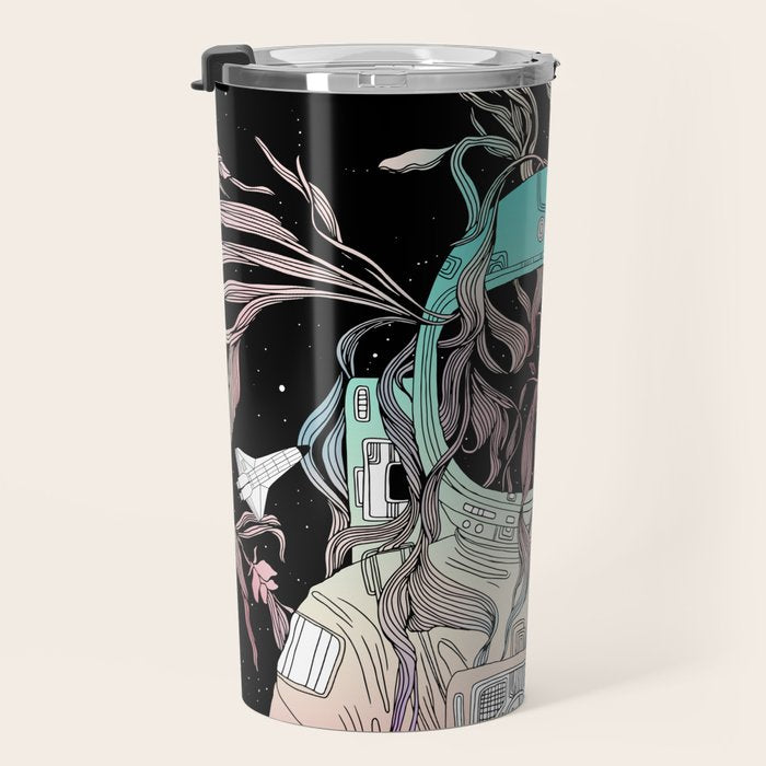 Life is Invading My Space Travel Mug Gallery Image 3