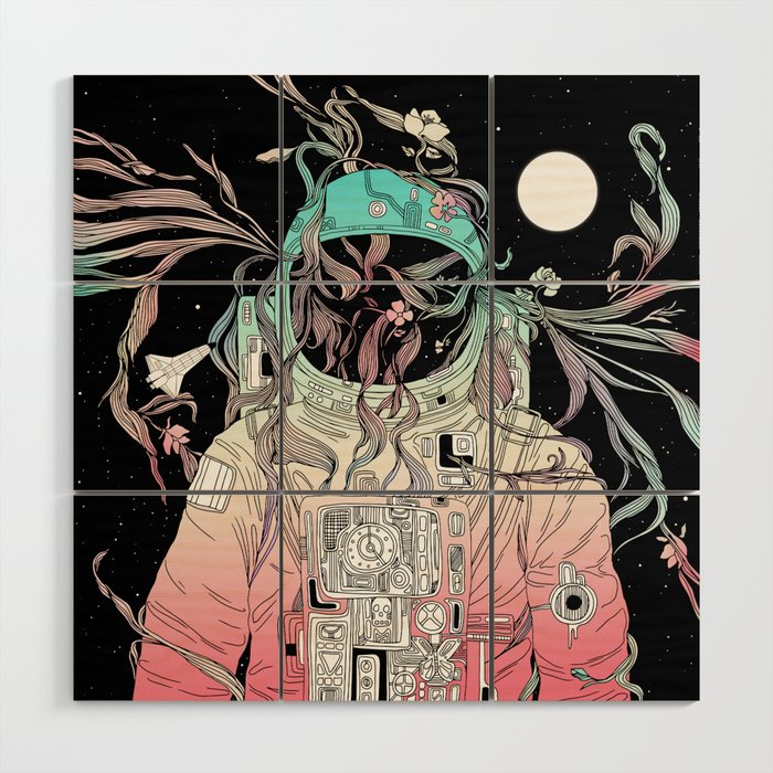 Life is Invading My Space Wood Wall Art Gallery Image 1