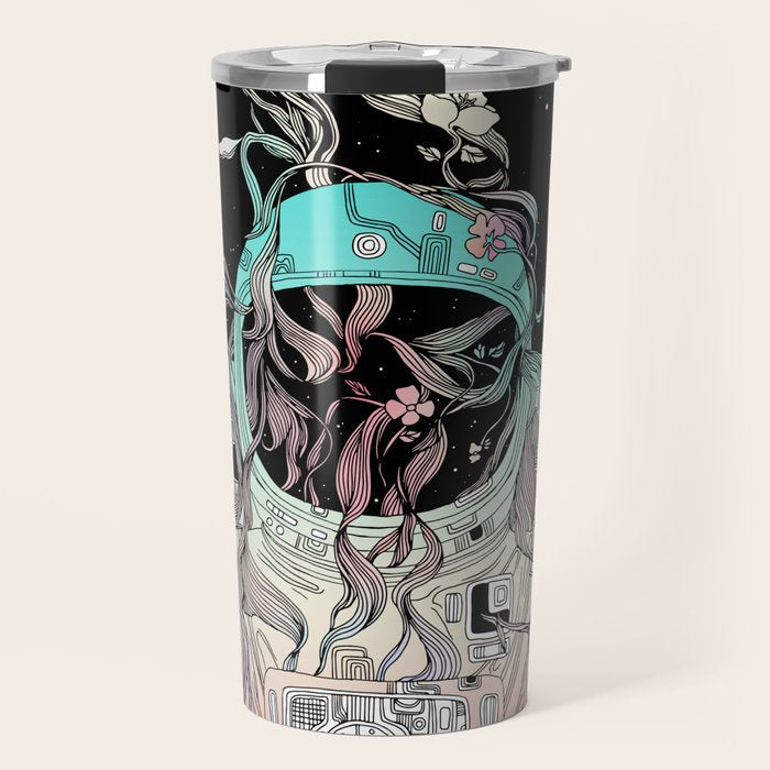 Life is Invading My Space Travel Mug Gallery Image 1