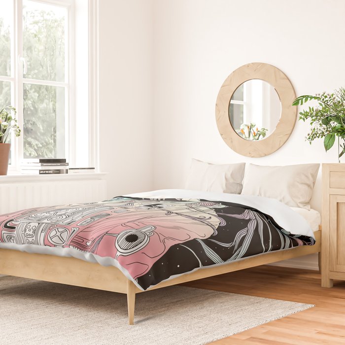 Life is Invading My Space Duvet Cover Gallery Image 2