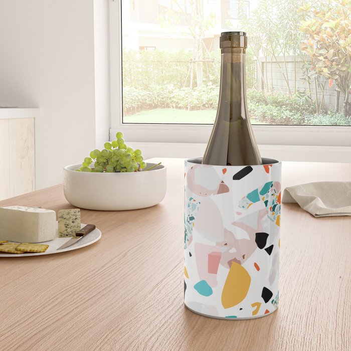 Mixed Mess I. / Collage, Terrazzo, Colorful Wine Chiller Gallery Image 4
