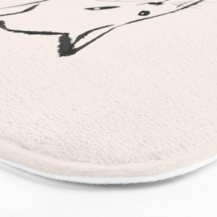 Confused cat meme drawing Bath Mat Gallery Image 3
