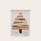Ribbon Christmas Tree - neutrals Wall Hanging Gallery Image 1